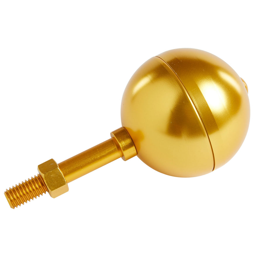 Classic Rope Flagpole Kit — gold anodized ball finial accessory (image 12)