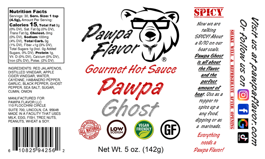 Pawpa Ghost Hot Sauce