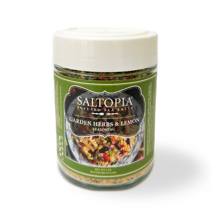 Serving presentation for Garden Herbs & Lemon Seasoning
