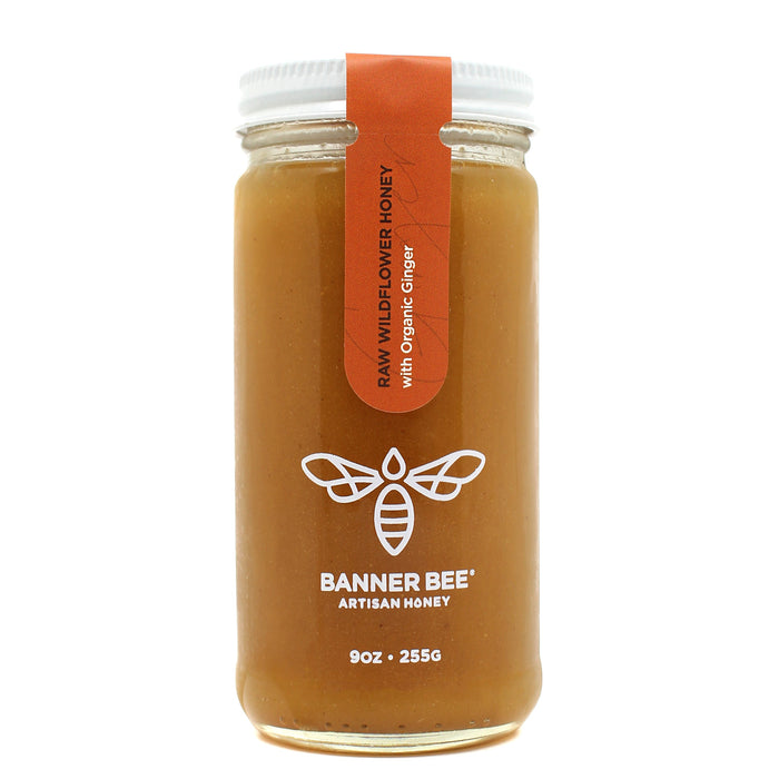 Ginger Enriched Raw Honey – product photo 1