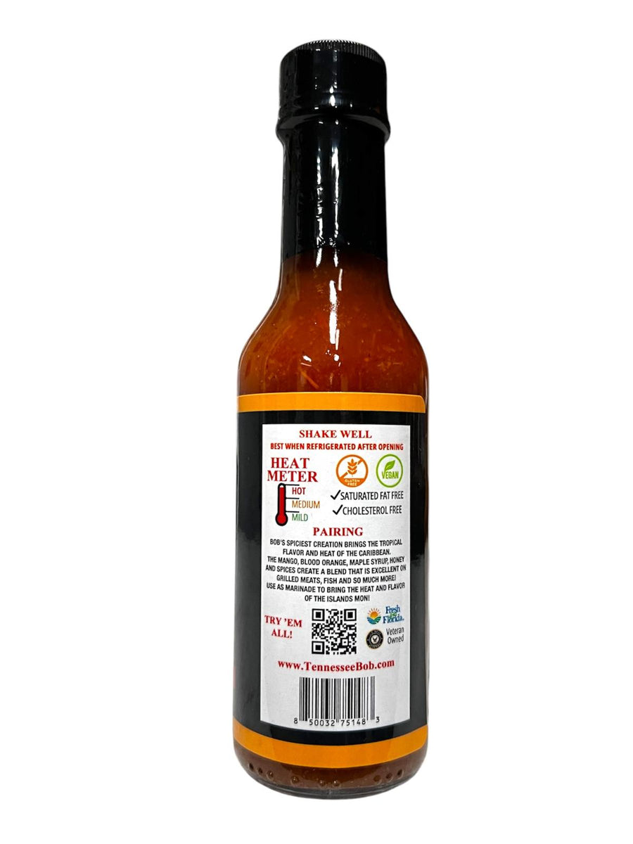 Hillbilly Pirate Hot Sauce bottle detail