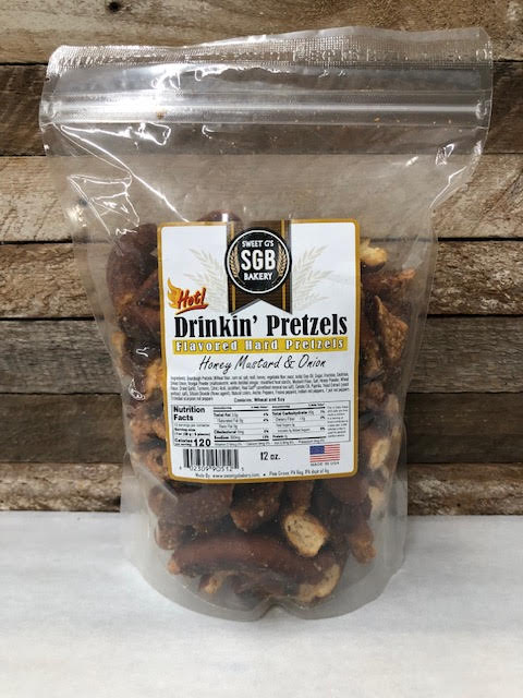 Hot Honey Mustard & Onion Sourdough Pretzel Bites, 12 oz - clear bag