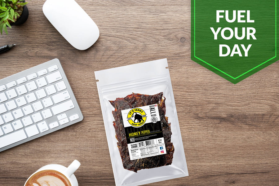 Honey Pepper Beef Jerky – 10 oz – product image 4