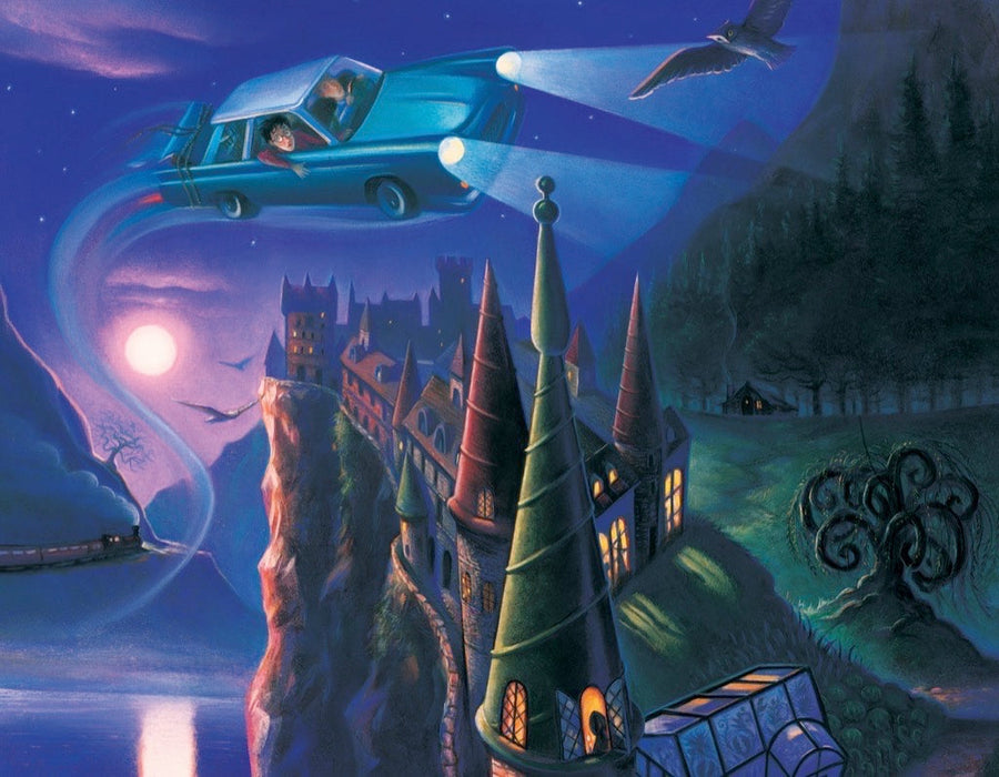Illustrated The Enchanted Car Mini puzzle design