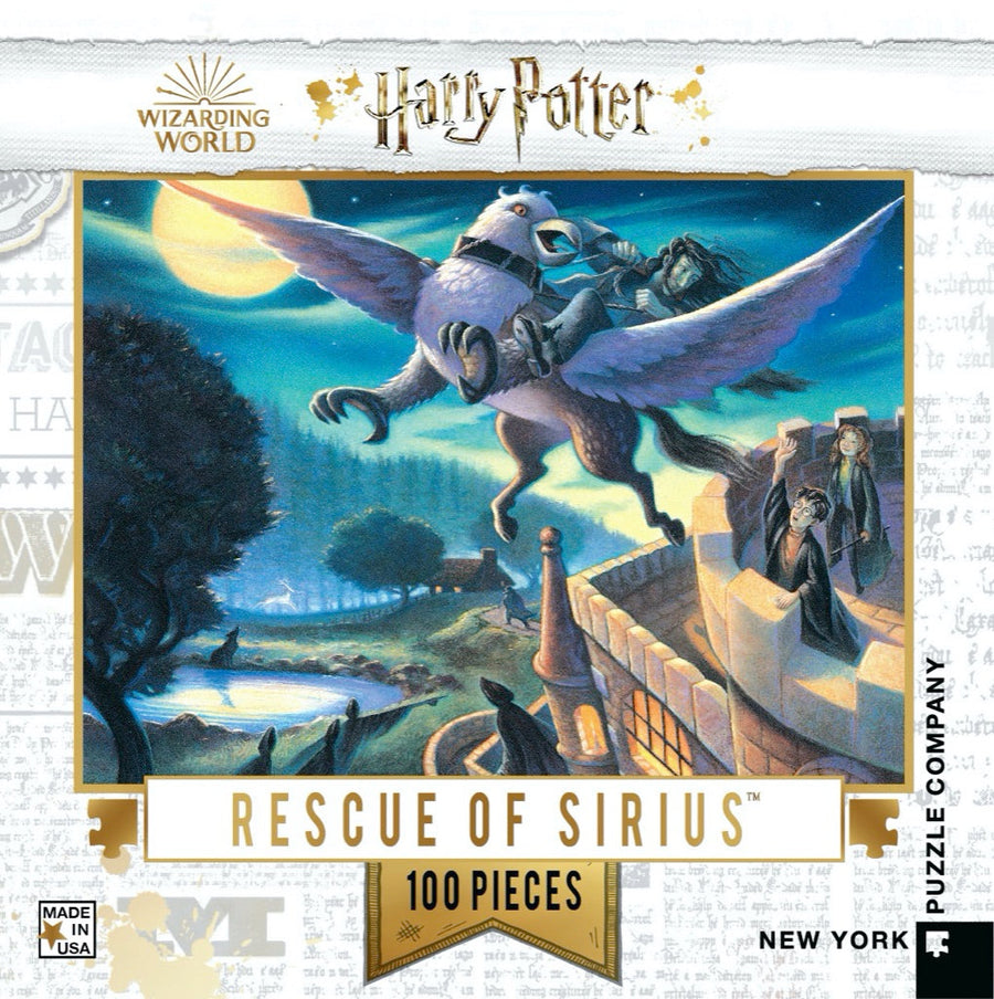 Packaging showing Rescue of Sirius Mini puzzle artwork