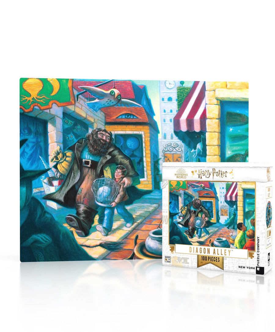Diagon Alley Mini puzzle box and illustrated design