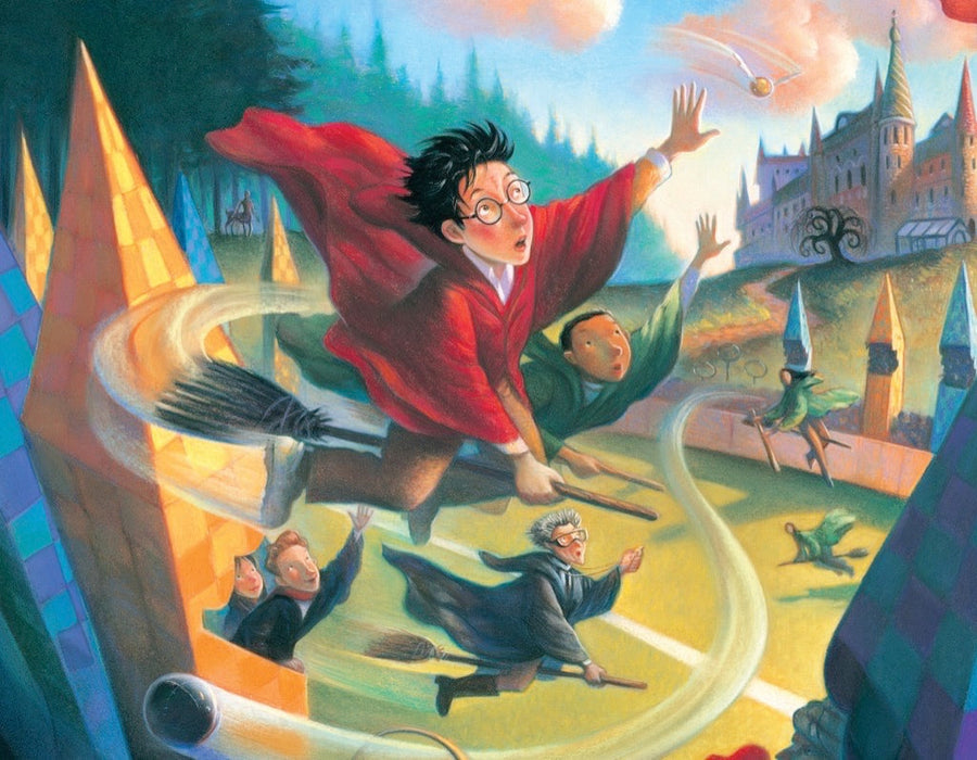 Illustrated Quidditch Mini puzzle design