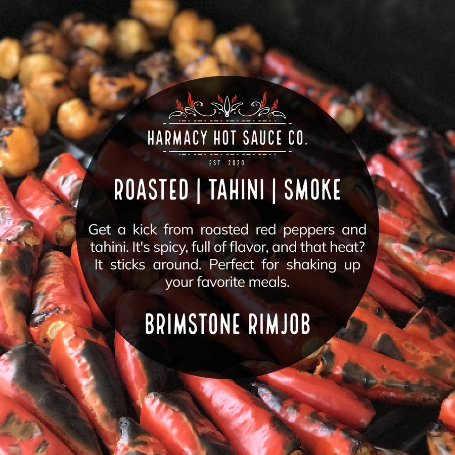 Brimstone roasted pepper and tahini flavor card