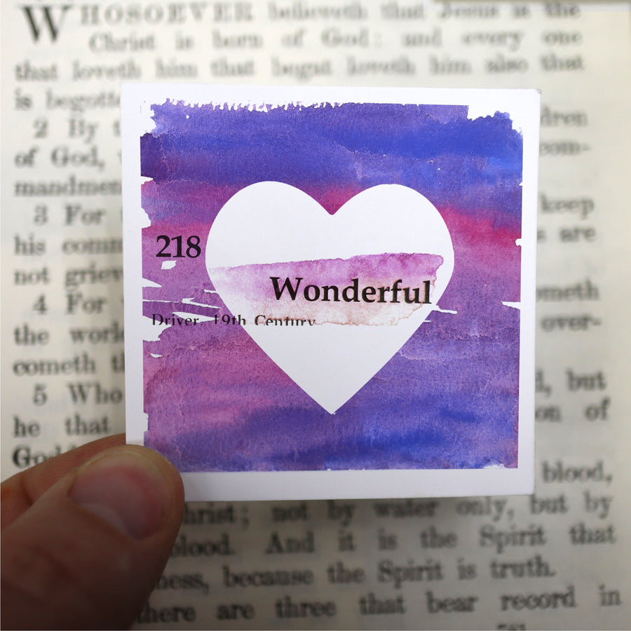 Heart artwork cards from the 365 Heartwork collection.