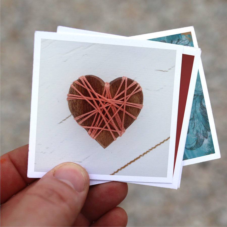 Heart artwork cards from the 365 Heartwork collection.