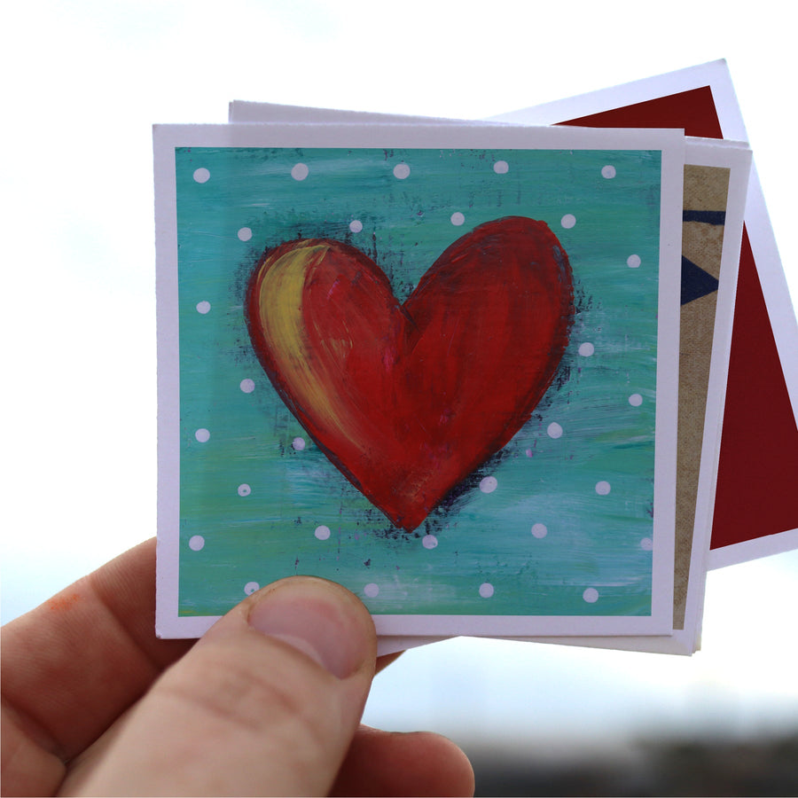 Heart artwork cards from the 365 Heartwork collection.