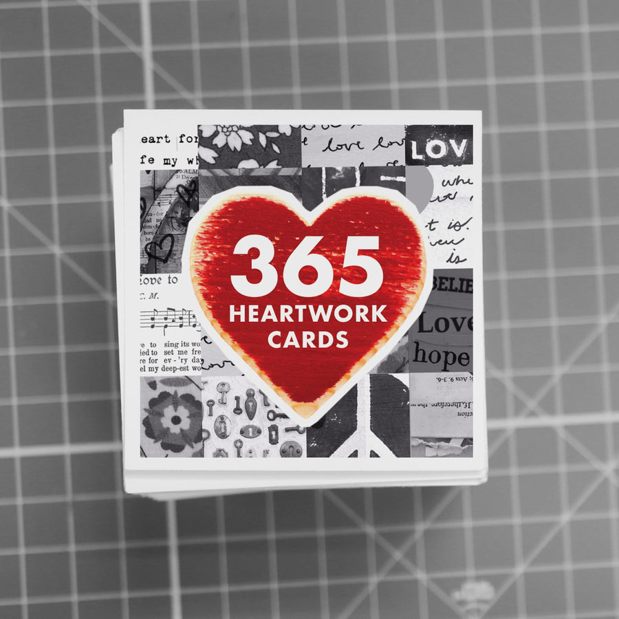 Heart artwork cards from the 365 Heartwork collection.