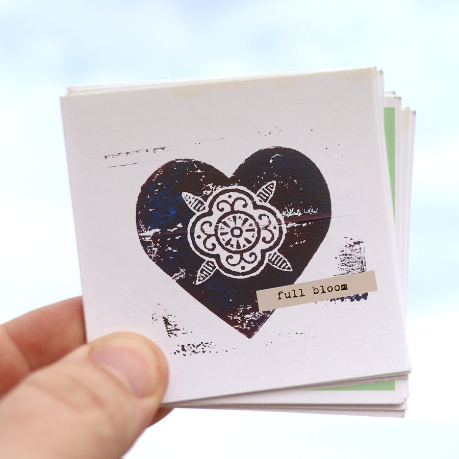 Heart artwork cards from the 365 Heartwork collection.