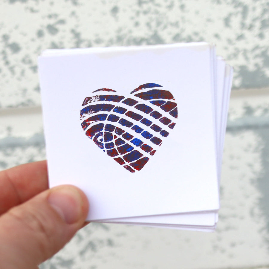 Heart artwork cards from the 365 Heartwork collection.
