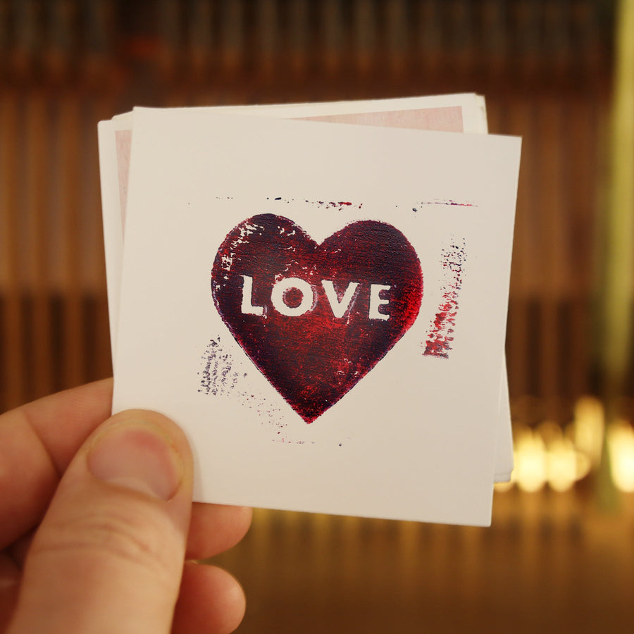 Heart artwork cards from the 365 Heartwork collection.