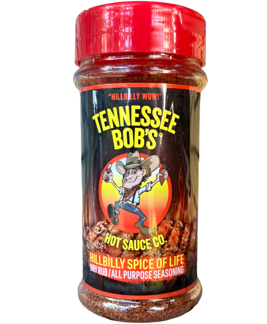 Hillbilly Spice of Life Dry Rub container
