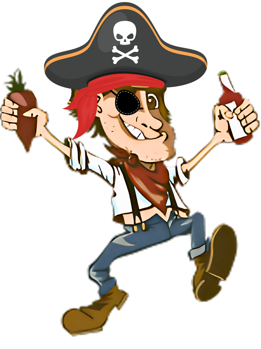 Hillbilly Pirate Hot Sauce artwork
