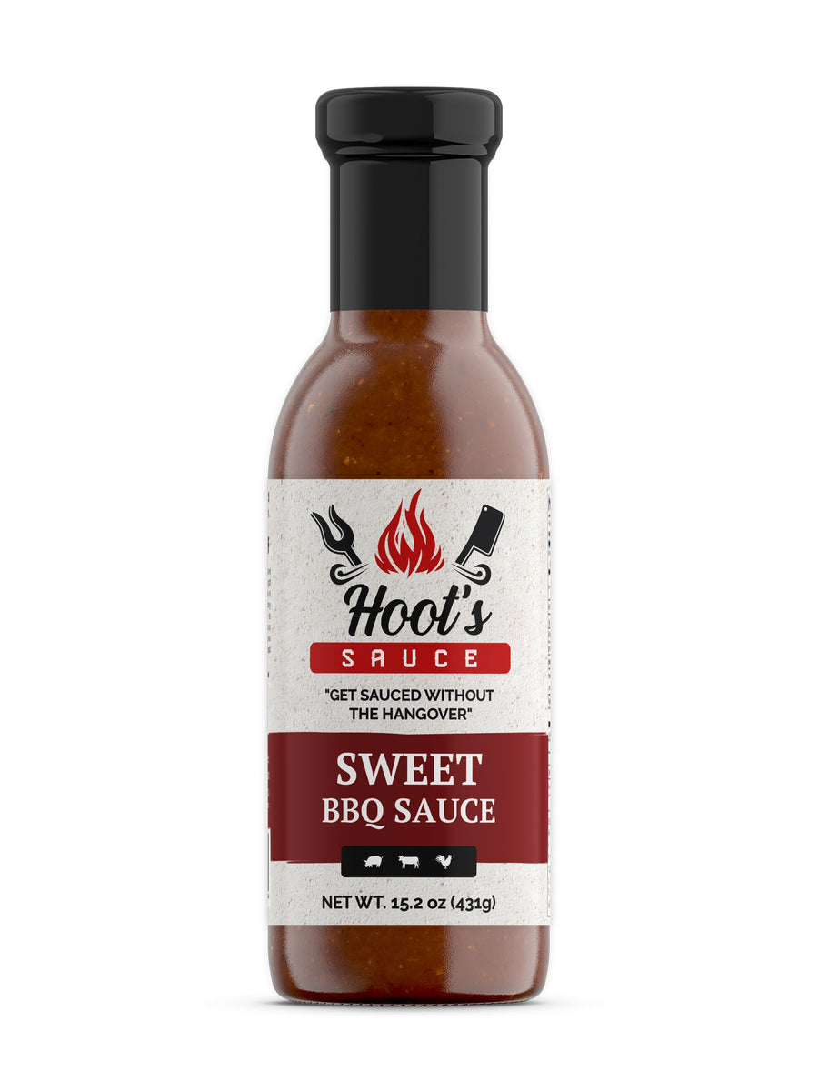 Sweet Southern-style BBQ sauce bottle for glazing and dipping