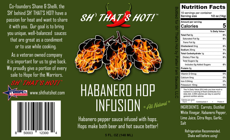Habanero Hop Infusion hot sauce - product image 2