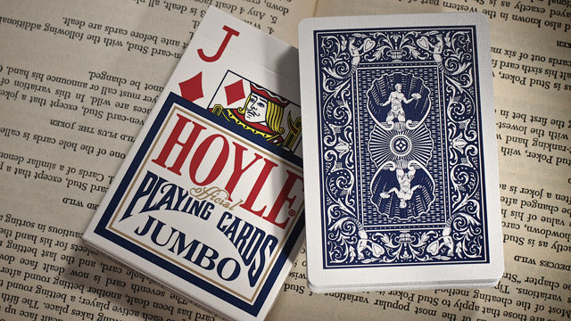 Hoyle® Playing Cards – Shell Back Design - Jumbo Index - Red & Blue Poker Cards