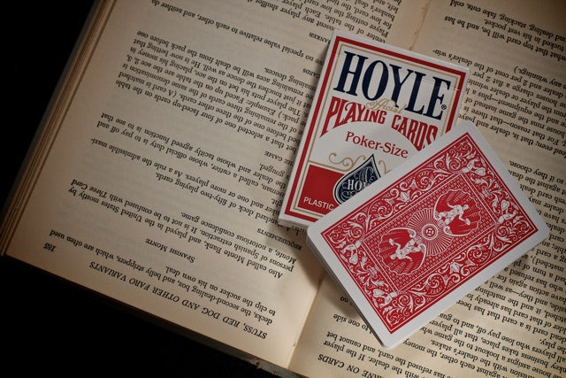Hoyle® Playing Cards – Shell Back Design - Red & Blue Poker Cards