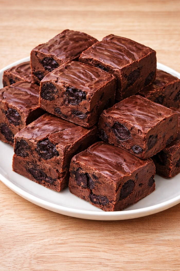 Handmade Dark Chocolate Cherry Fudge product photograph from Meems Fudge Shoppe