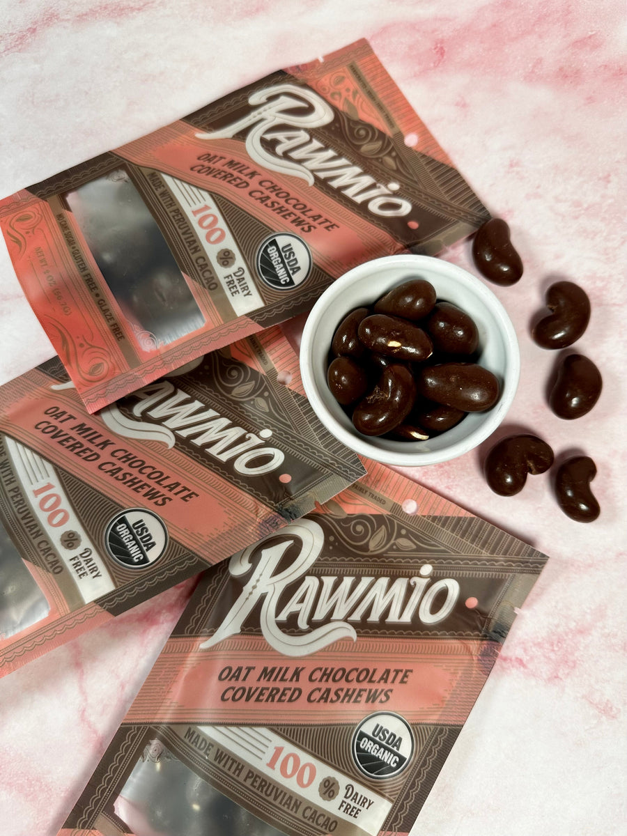 Product photograph for Oat Milk Chocolate Covered Cashews