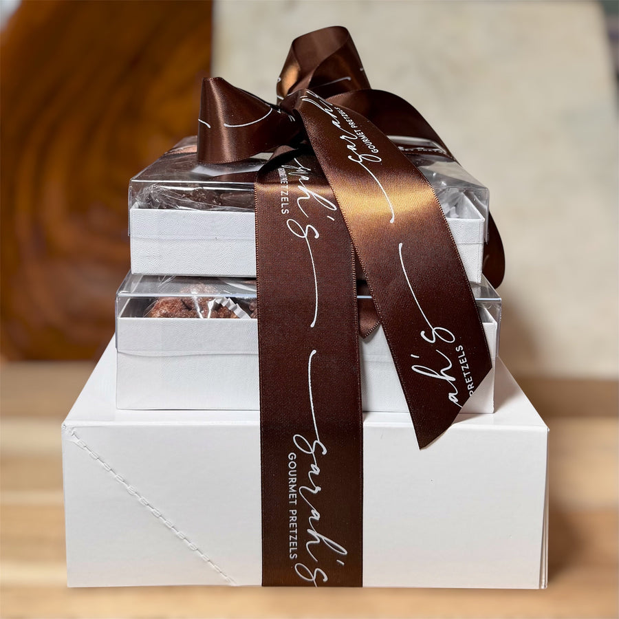 Sarah’s Gourmet Pretzels Gourmet Gift Tower – Deluxe or Premium