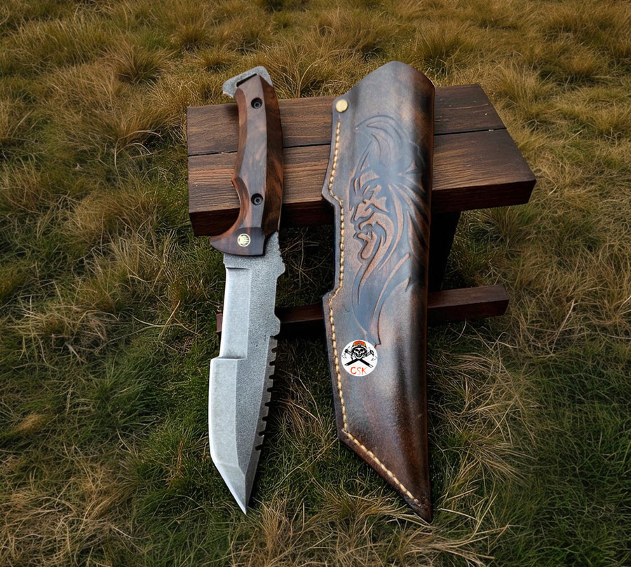TOM BROWN TRACKER KNIFE – HANDMADE D2 STEEL OUTDOOR BLADE