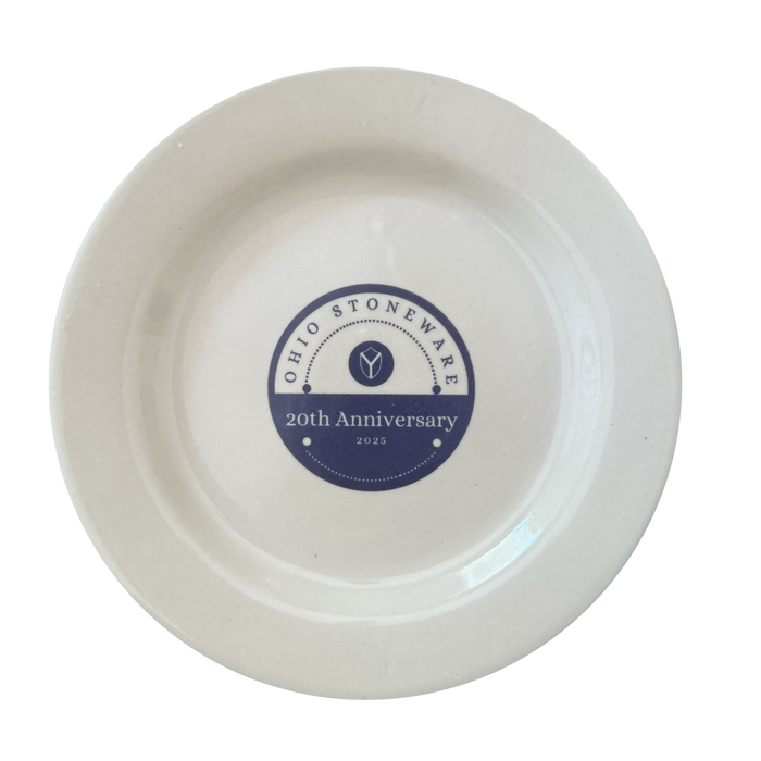 Ohio Stoneware 20th Anniversary Dessert Plate