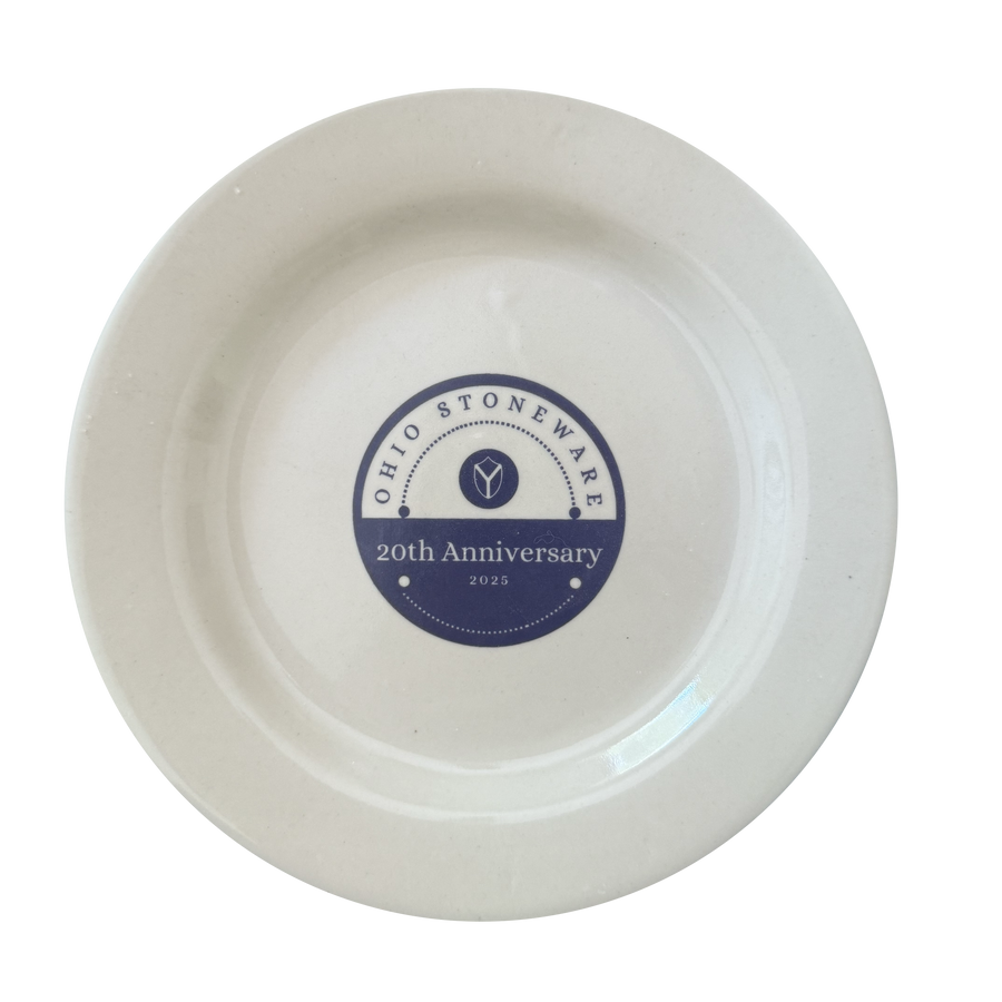 Ohio Stoneware 20th Anniversary Dessert Plate