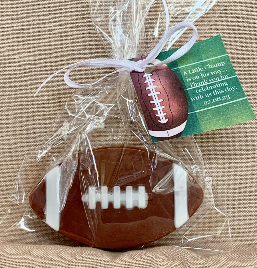 10 Football Soap Favors (3D)