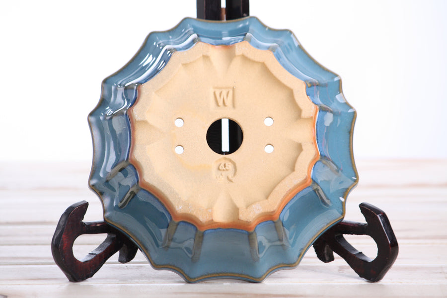 6.5-Inch Flower Bonsai Pot - Peacock 2025