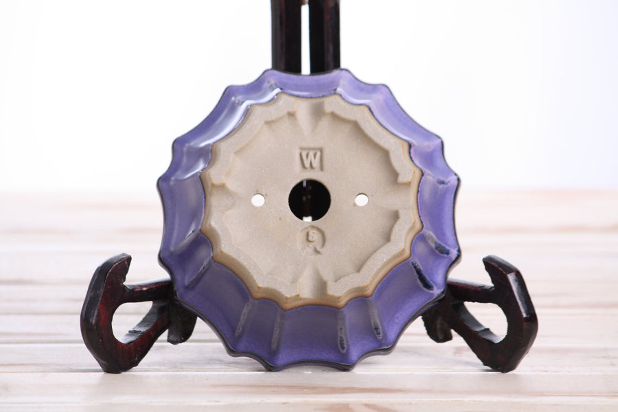 5-Inch Flower Bonsai Pot - Purple