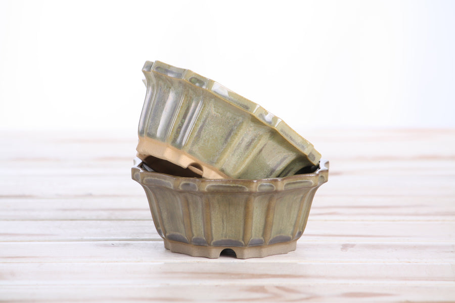 4.5-Inch Flower Bonsai Pot - Copenhagen