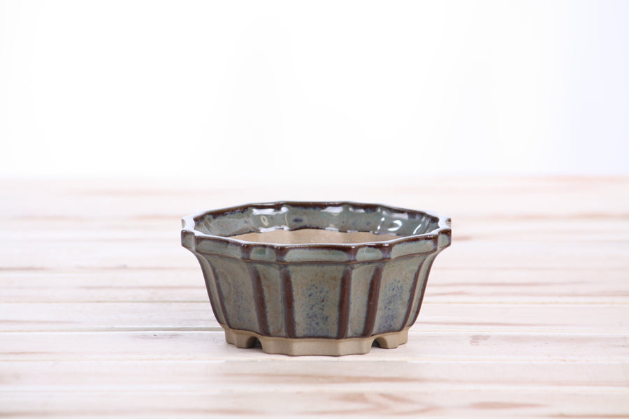 4.5-Inch Flower Bonsai Pot - Starry Night