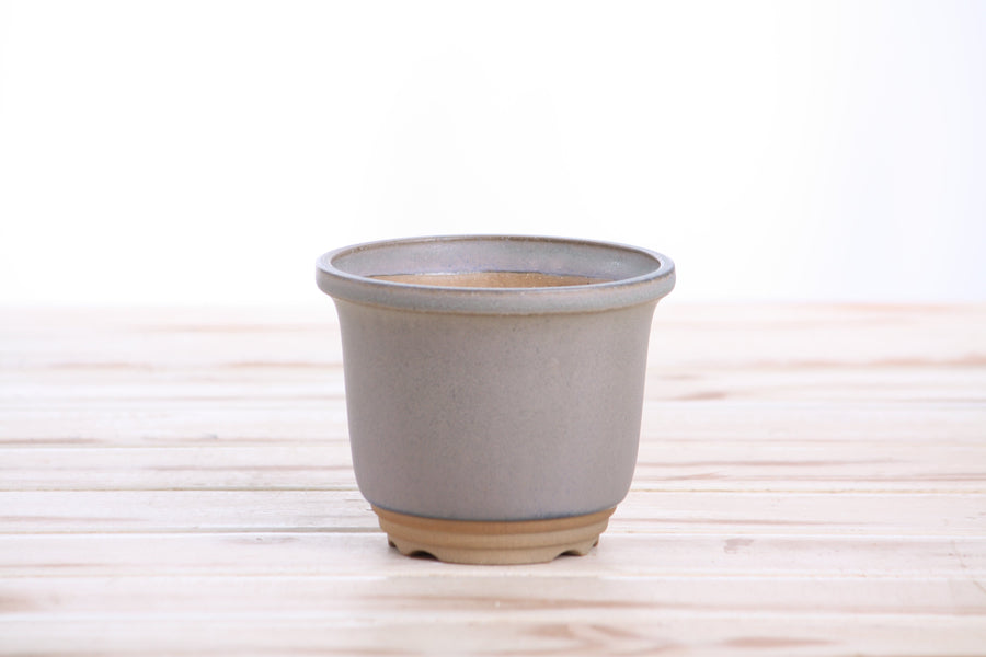 4-Inch Flute Bonsai Pot - Ocean