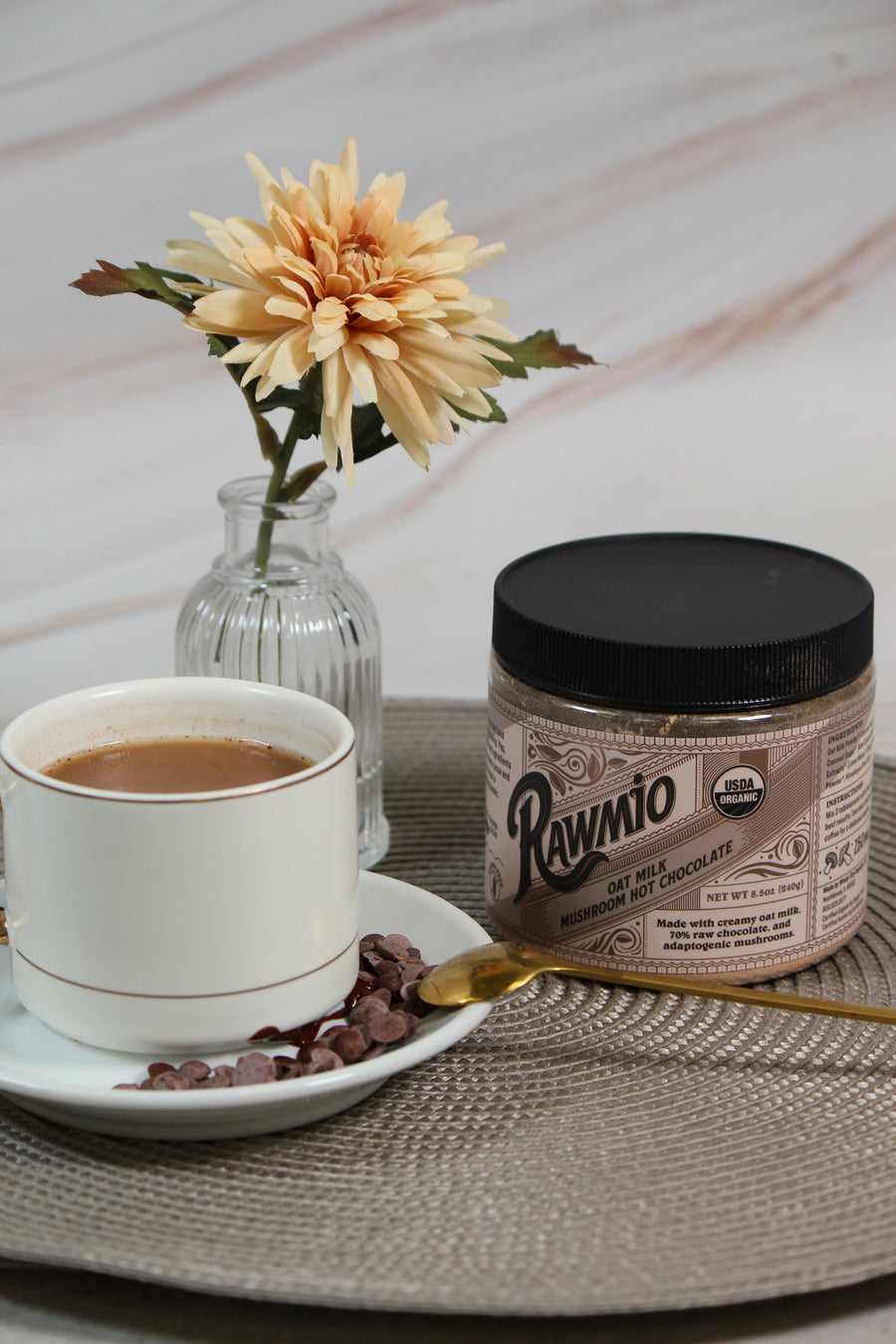 Product photograph for Oat Milk Mushroom Hot Chocolate