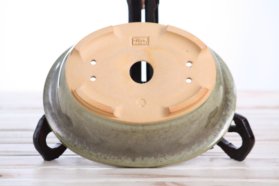 7.5-Inch Fat Oval Bonsai Pot - Copenhagen