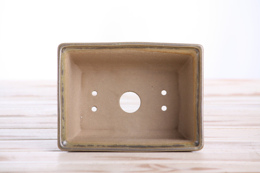 6-Inch Rectangle Deep Bonsai Pot - Copenhagen