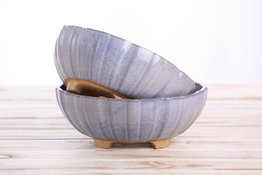 7-Inch Lily Bonsai Pot - Denim