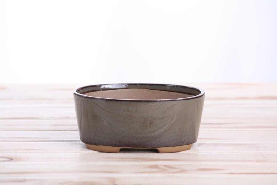 6-Inch Oval A Bonsai Pot - Starry Night