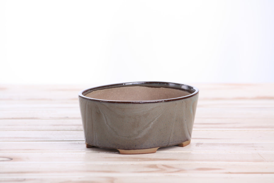 6-Inch Oval A Bonsai Pot - Starry Night
