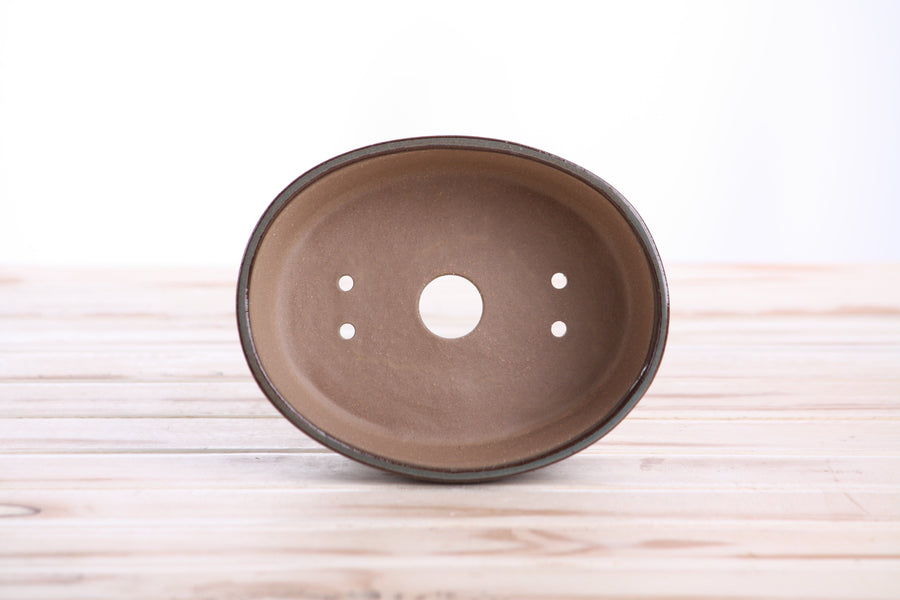 6-Inch Oval A Bonsai Pot - Starry Night