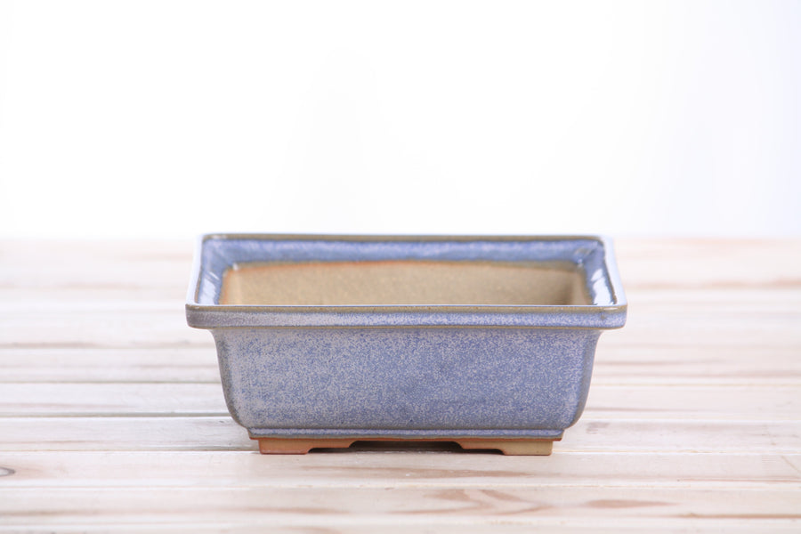 6-Inch Square Bonsai Pot - Denim
