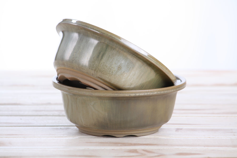 6-Inch Round Bonsai Pot - Copenhagen