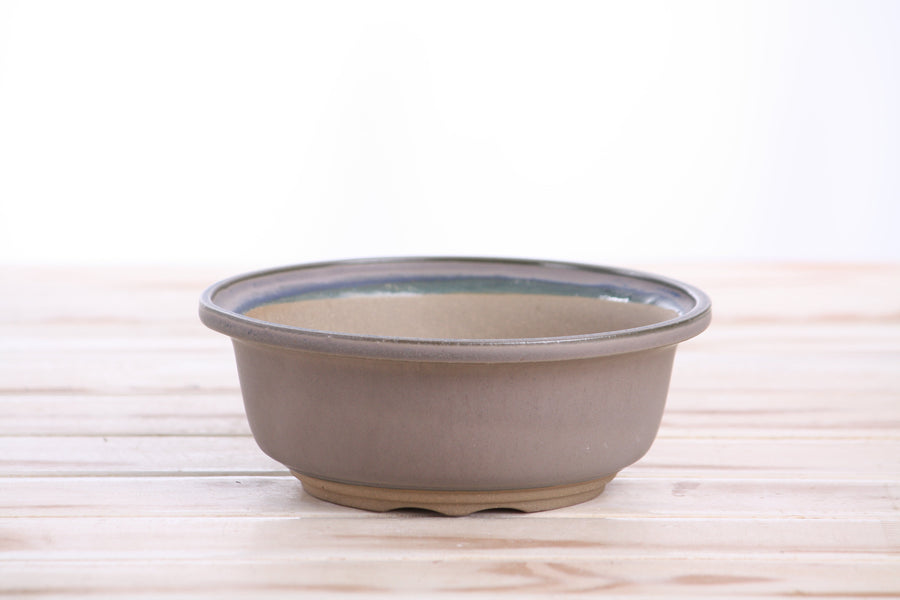 6-Inch Round Bonsai Pot - Ocean