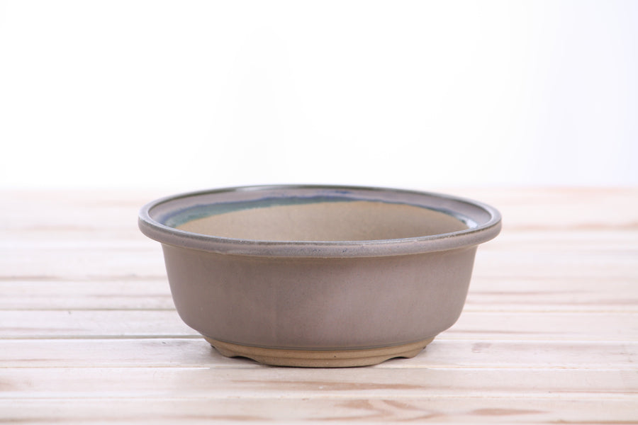 6-Inch Round Bonsai Pot - Ocean