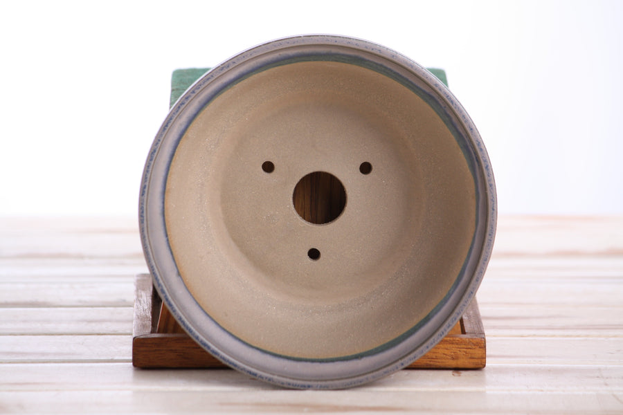 6-Inch Round Bonsai Pot - Ocean