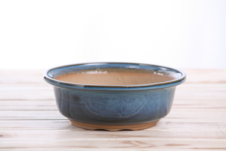 7-Inch Round Bonsai Pot - Peacock 2025